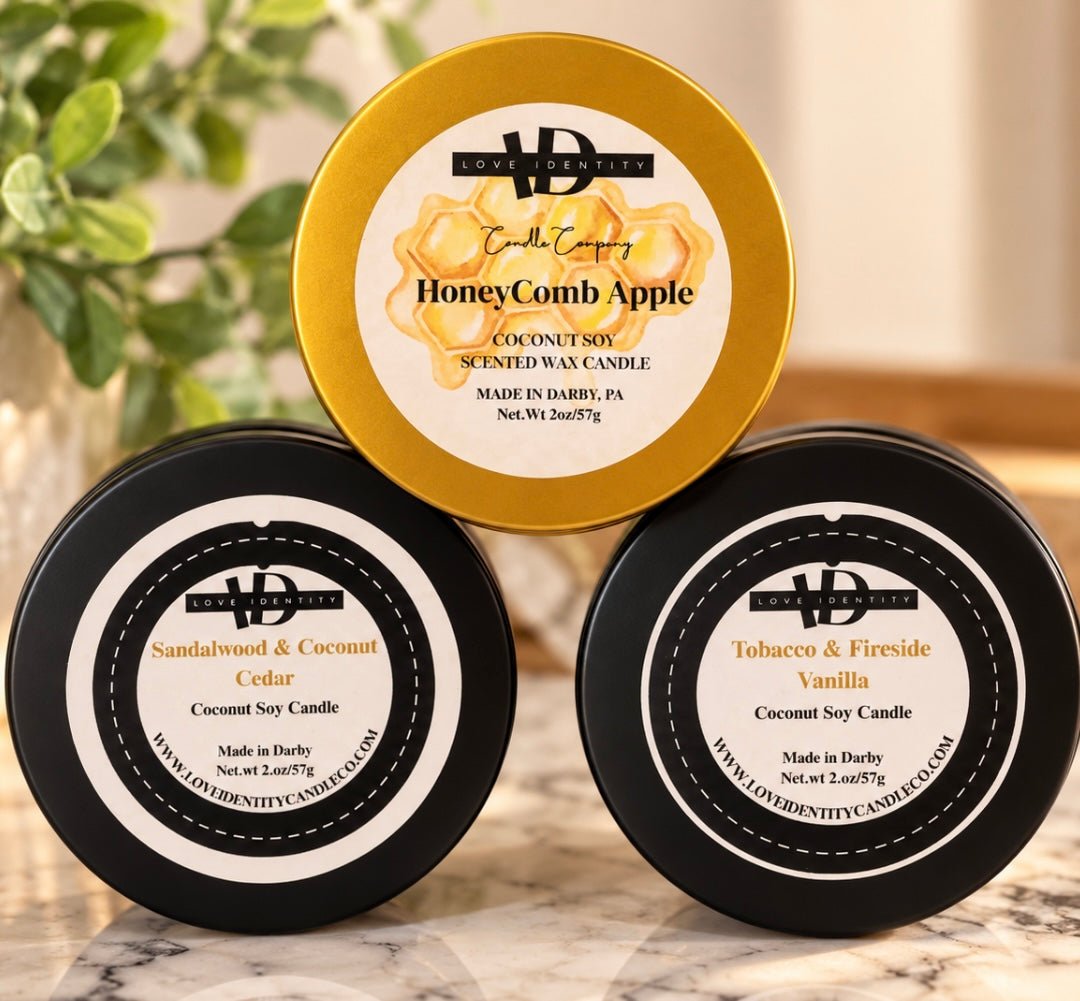 Perfectly Imperfect|2oz Mini Coconut Soy Candles - Love Identity Candle Company