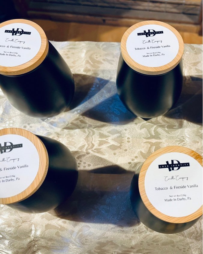 Tobacco & Fireside Vanilla - Love Identity Candle Company