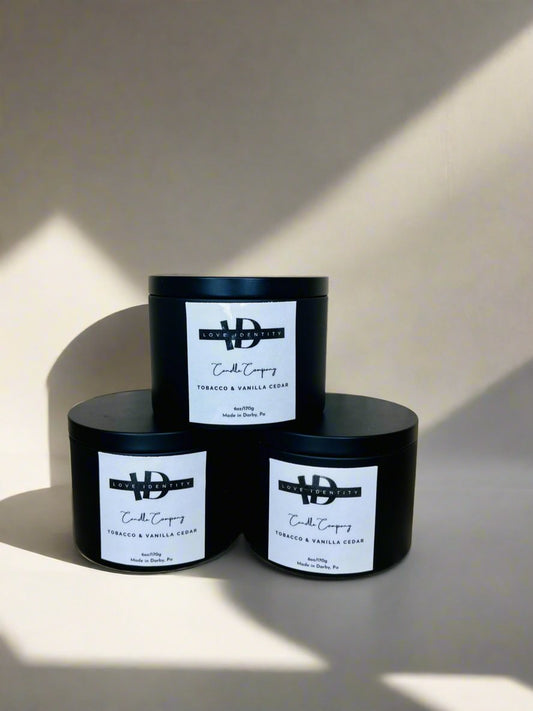 Tobacco & Vanilla Cedar - Love Identity Candle Company