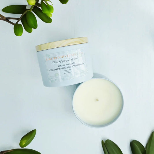 Olive & Sea Salt Orchid - Love Identity Candle Company