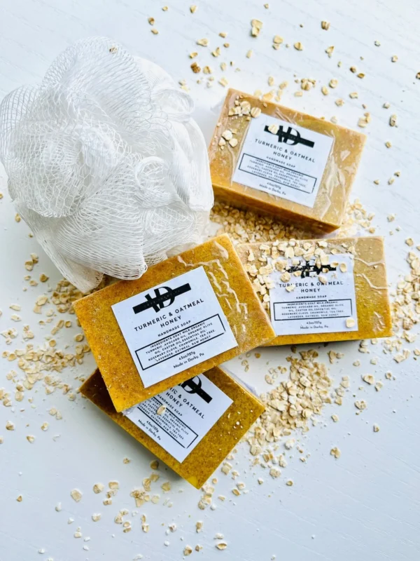 Turmeric & Oatmeal Honey Soap
